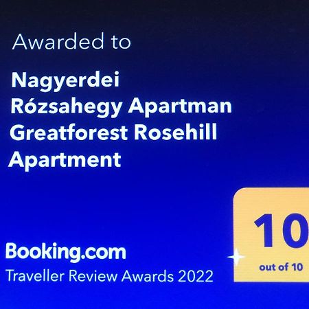 Greatforest Rosehill 1 Apartman Debrecen Exteriör bild